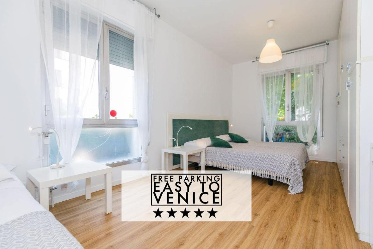 Ferienwohnung Hapton House Elite2 Comodo - Free Park - Accesso Easy A Venezia Mestre Exterior foto